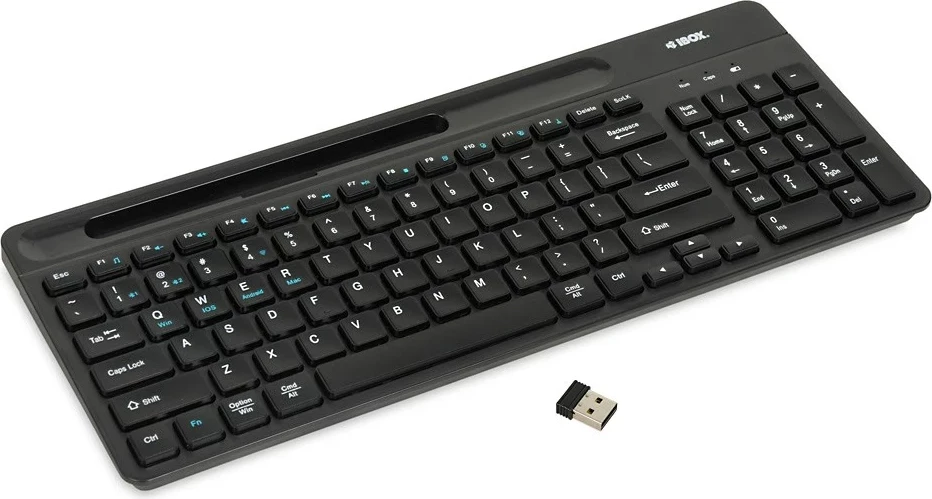 Brezžična tipkovnica Kallisto IBOX BT/2.4GHZ, črna