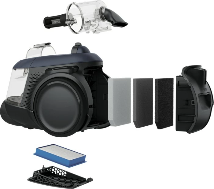 Sesalnik brez vrečke, Electrolux 600 EL61C3DB, 1,6 L, temno moder