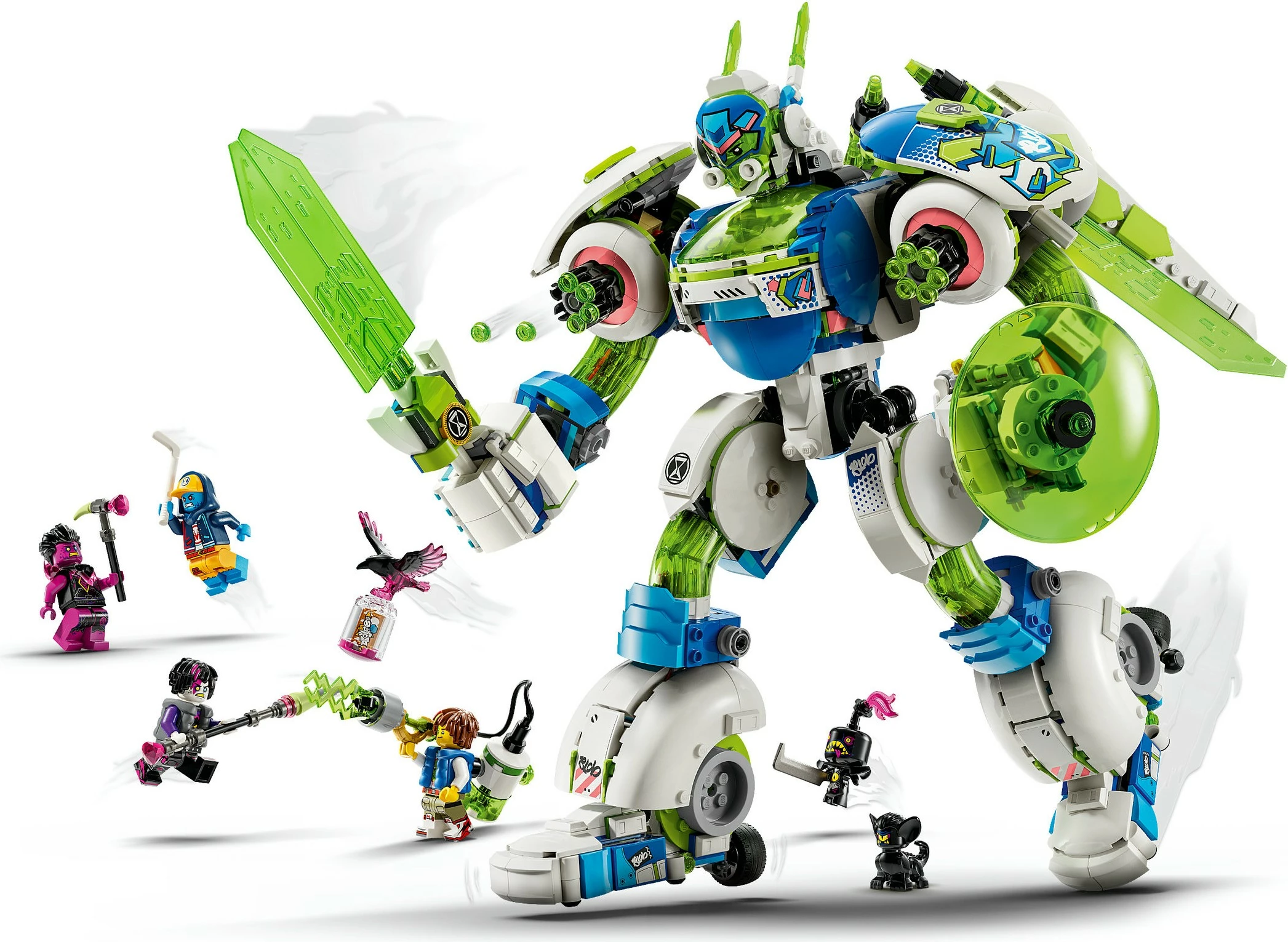 Gradbeni set DreamZzz Mateo in Z-Blob Mech Grelec LEGO 71485, večbarven