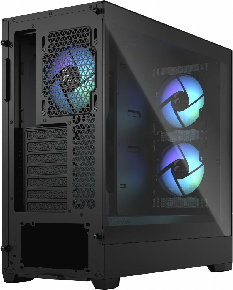 Računalniško ohišje Midi Tower Pop Air TG Clear Tint RGB, črno - Fractal Design