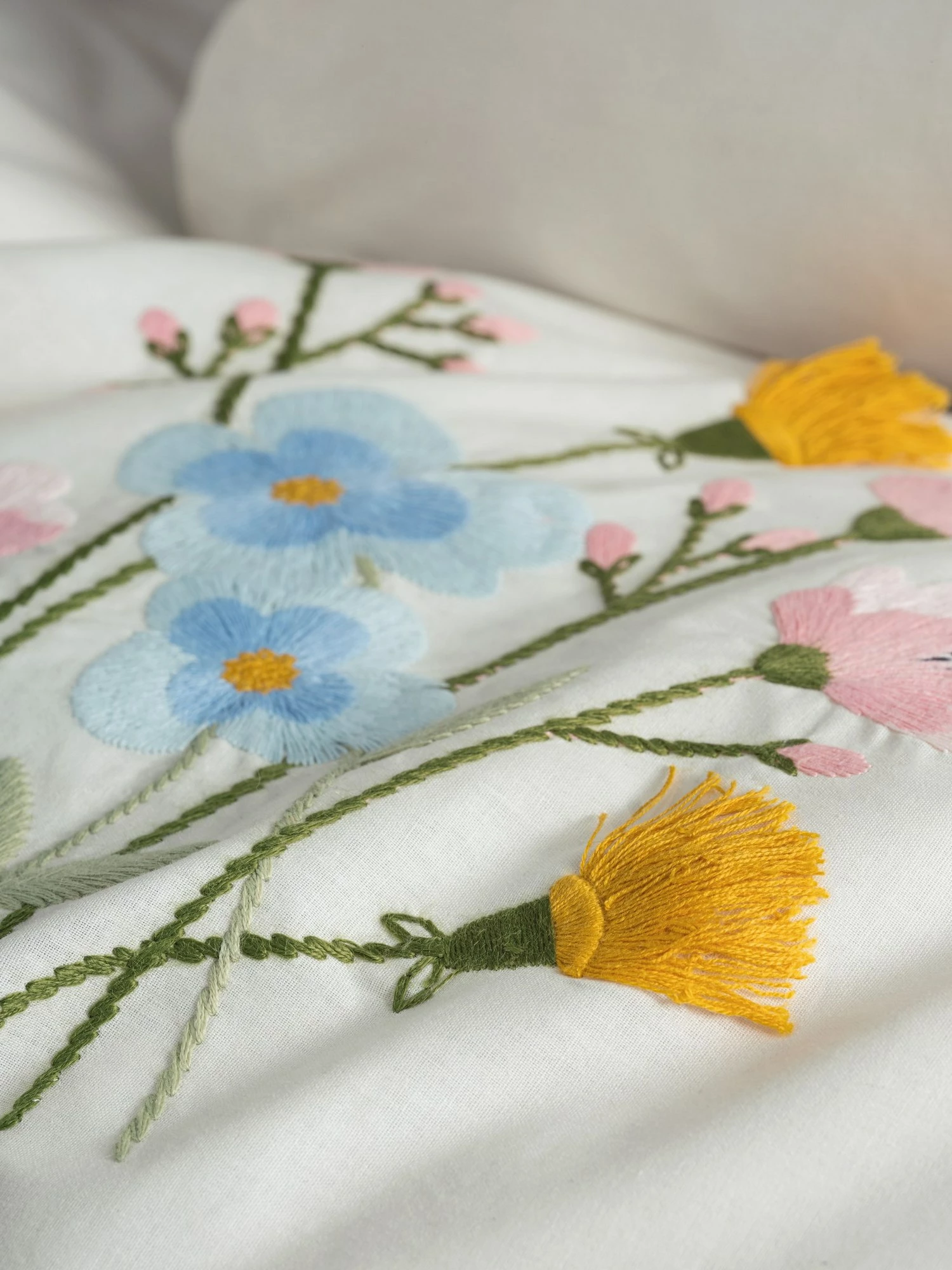 Set prevlek za dvojno odejo Ranforce, rožnat, Delbin