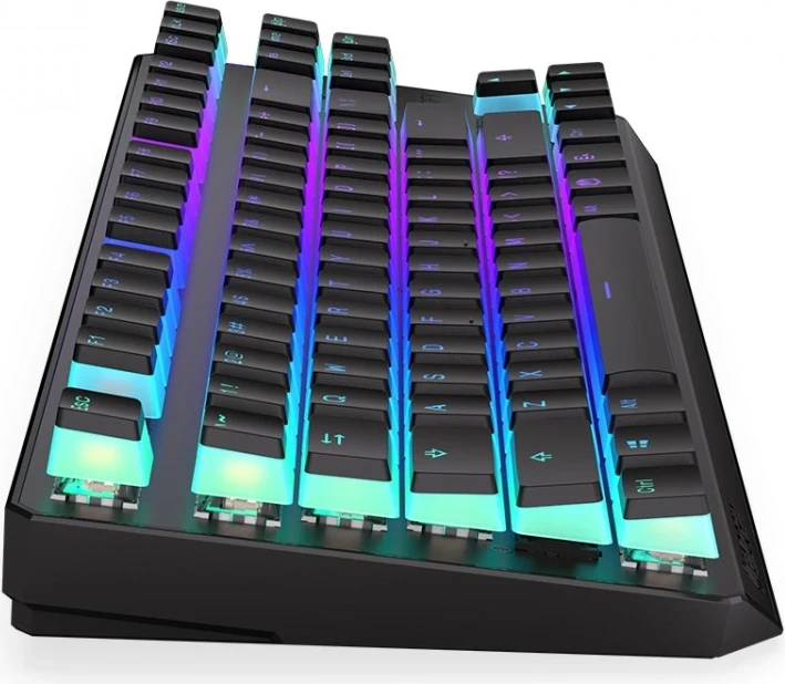 Brezžična tipkovnica Thock TKL z rdečimi Pudding tipkami, ENDORFY, RGB