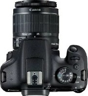 Digitalni fotoaparat Canon EOS 2000D, 24,1 MP, Full HD, črn