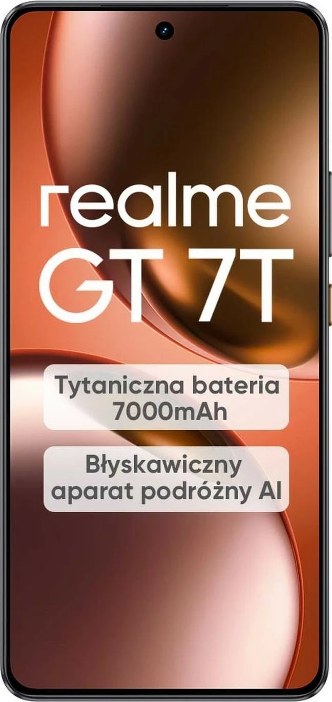 Pametni telefon Realme GT 7T 12/256GB, črn