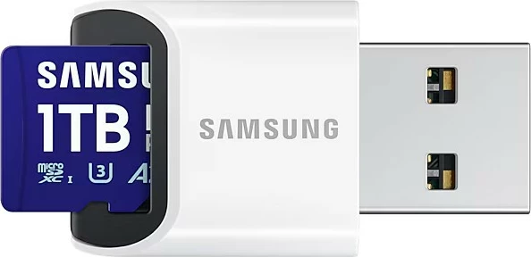 microSD kartica 1 TB z USB čitalcem Samsung PRO Plus