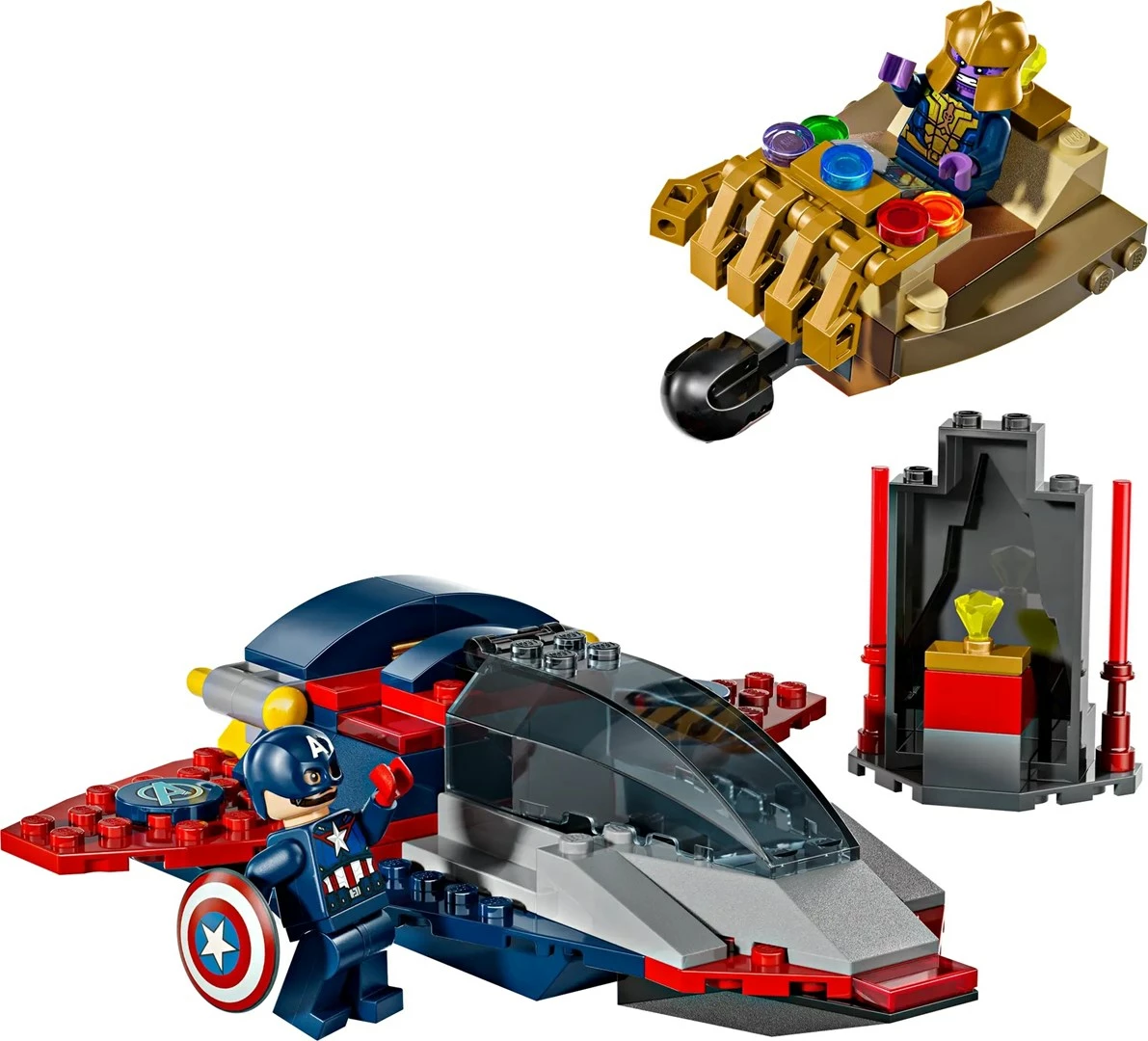Set LEGO Marvel »Captain America proti Thanosu« 76319, 107 kosov