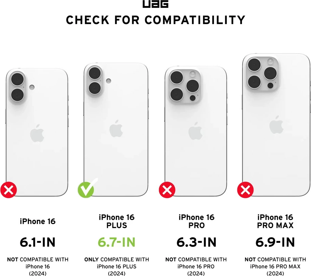 Zaščitni ovoj Urban Armor Gear Civilian za iPhone, 6,7", črn