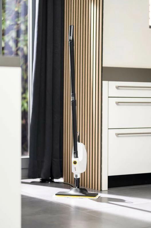 Parni čistilec Karcher SC1 Multi & Up, 1300 W, 200 ml, bel, s kompleti nastavkov