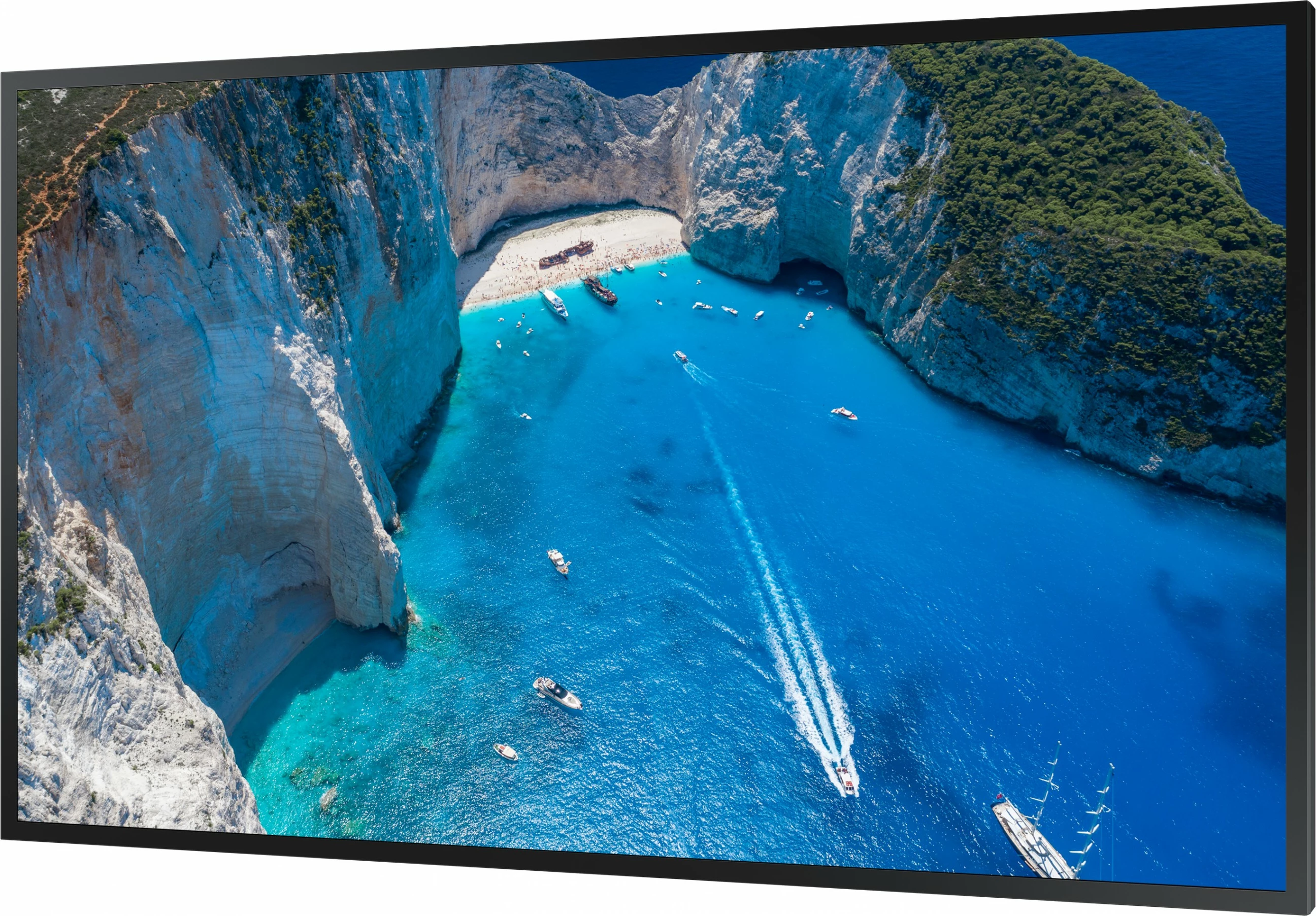 Velik zaslon 75" Samsung OM75A, LED, črn