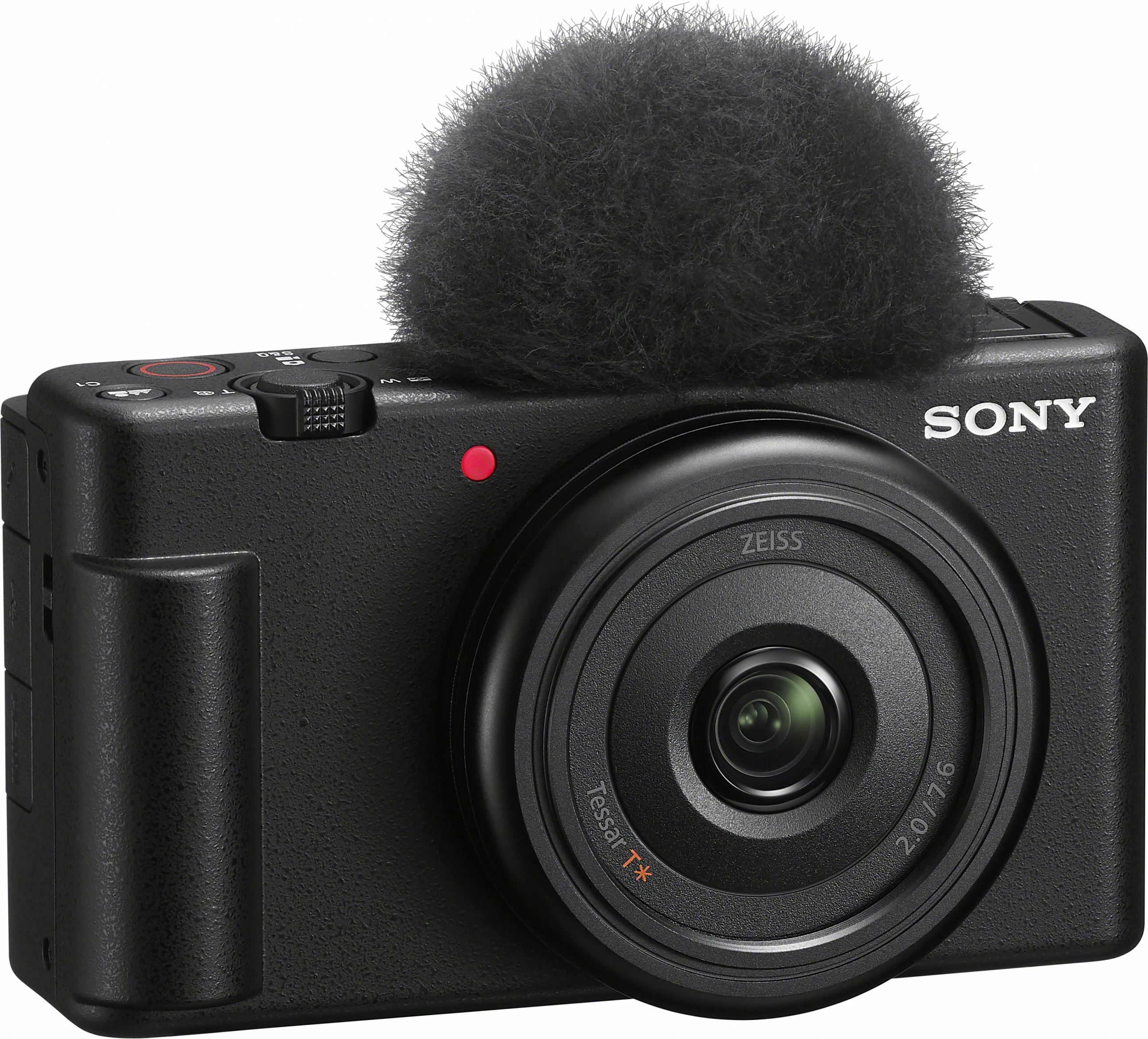 Kompakten fotoaparat Sony ZV-1F, 20,1 MP, 4K Ultra HD, zaslon na dotik, črn
