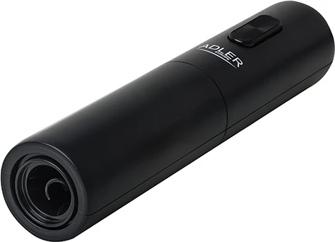 Električni odpirač za vino Adler AD 4509, z rezilom folije in zamaškom, za zamaške 20–24 mm, na 4xAA, črn, komplet