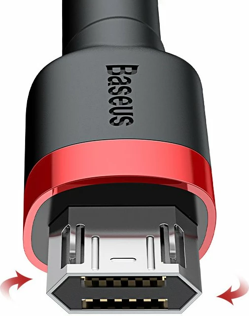 USB na micro USB kabel, Baseus Cafule CAMKLF-HG1, 3 m, sivo-črn