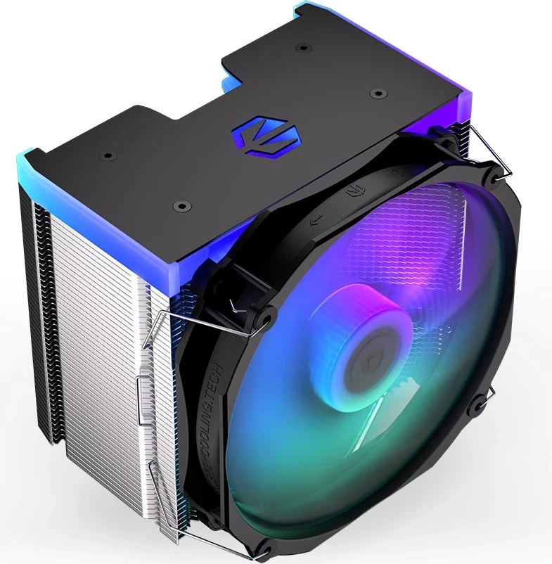 Tiho RGB hlajenje Fortis 5 ARGB, črno