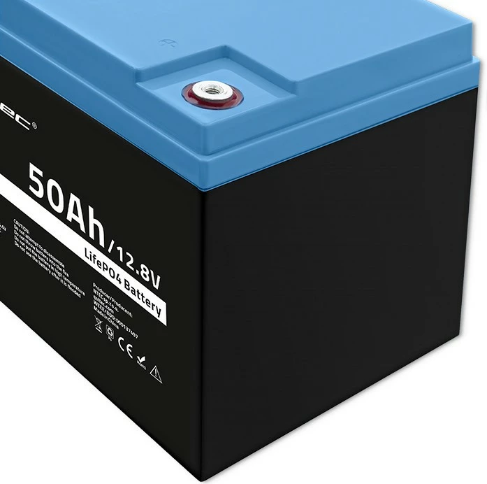 Polnilna baterija LiFePO4, Qoltec 53704, 12,8 V, 50 Ah, 640 Wh, z BMS