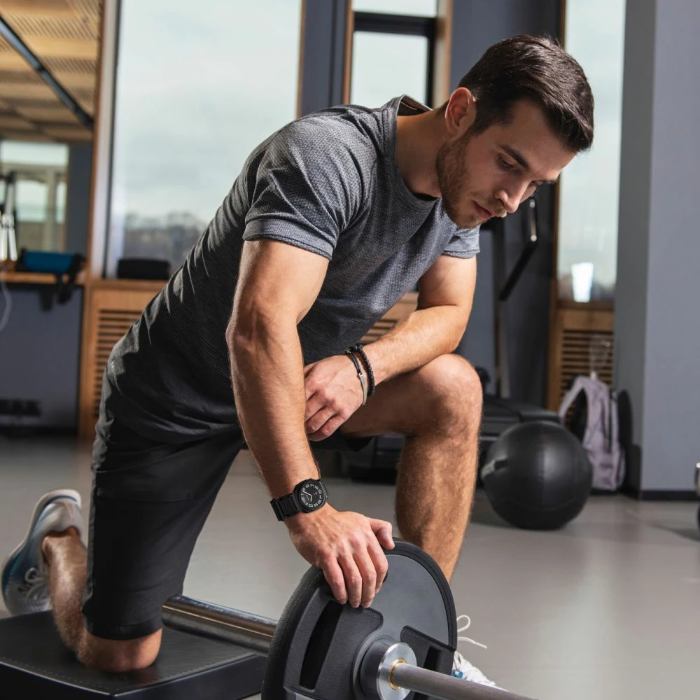 Silikonski pašček za Garmin Fenix 5S/5S Plus/6S/6S Pro/7S/8 (43 mm), oranžen