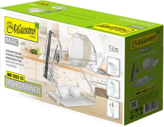 Sušilnik posode Maestro, srebrn