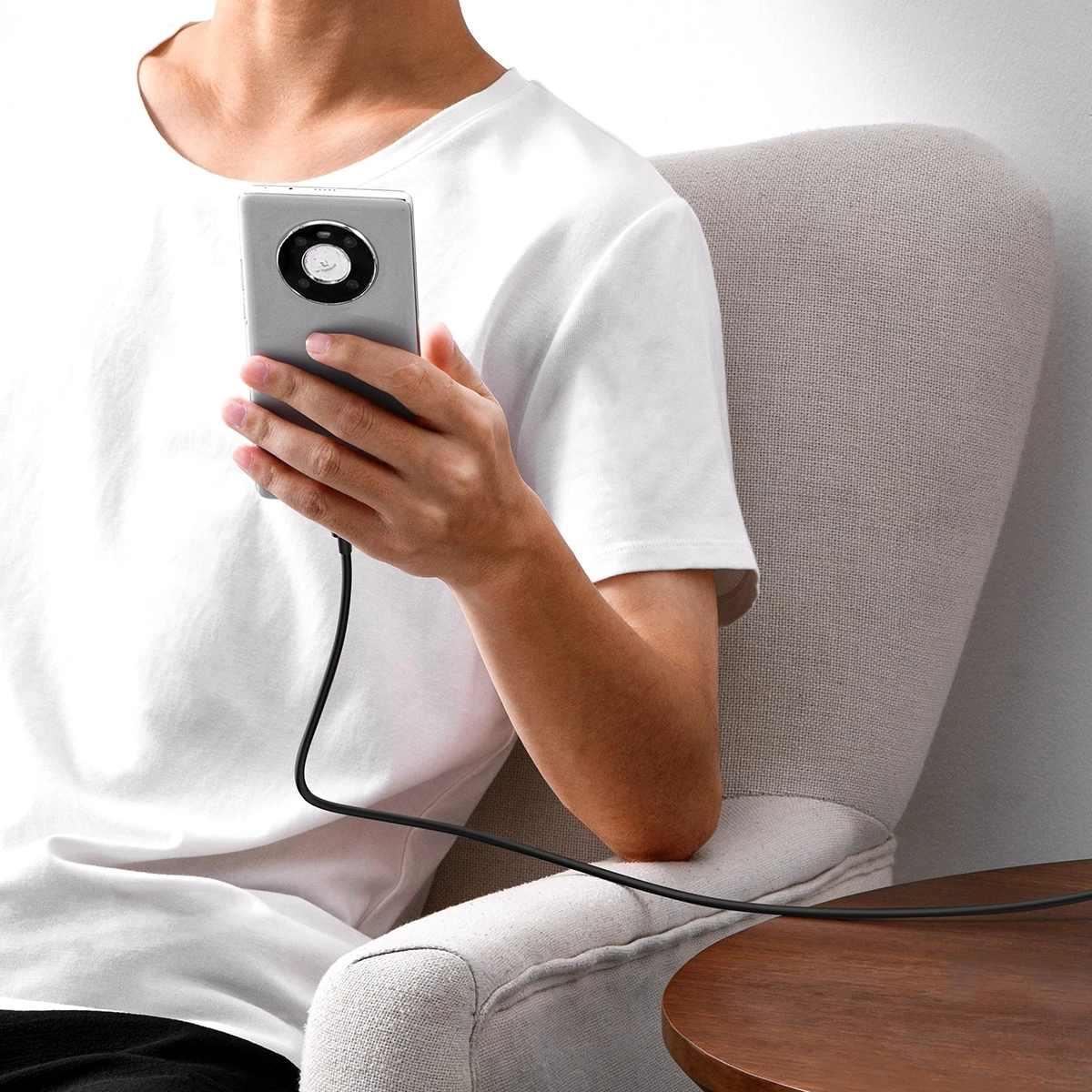 Kabel USB-A na USB-C, 2 m, 100 W, črn (Baseus Superior Series P10320102114-02)