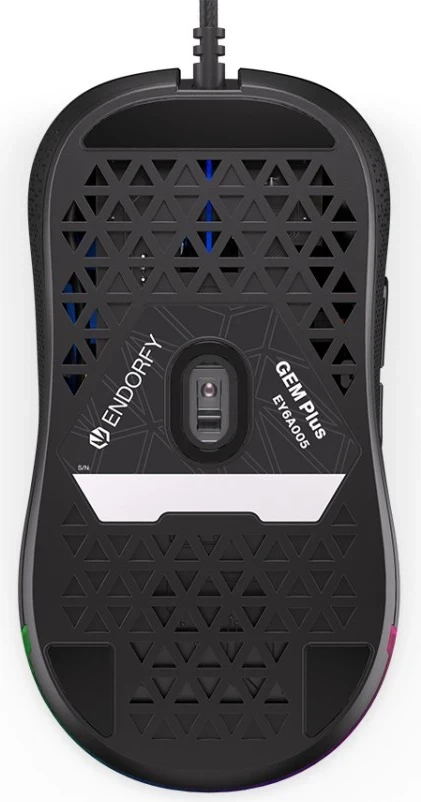 Optični miš Endorfy GEM Plus PAW3370, črn