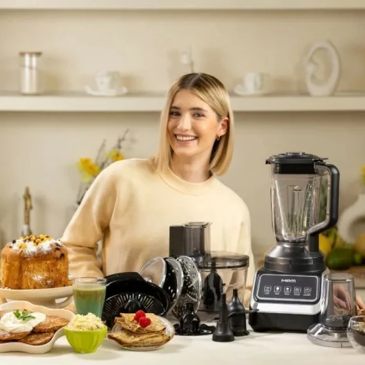 Kuhinjski robot 2600 ml, 2000 W, črn/srebrn MPM MRK-27