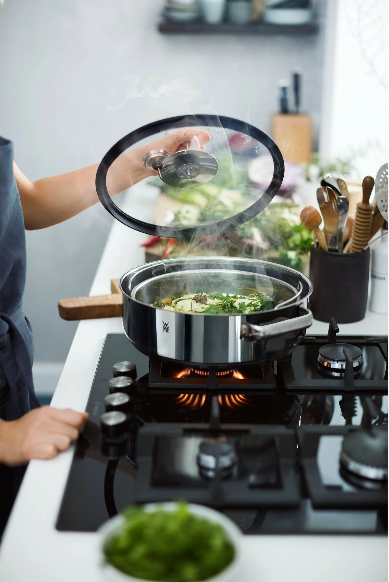 Tenasta WMF Vitalis 1743016040, 5 L, nerjaveče jeklo, keramika, plin, indukcija, steklo