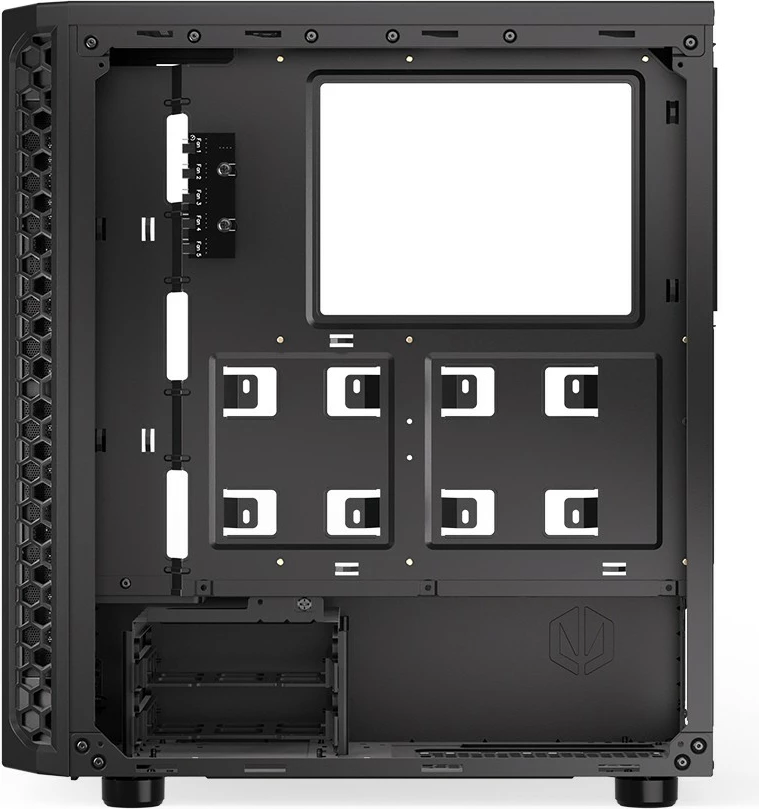 Midi tower ohišje s kaljenim steklom Endorfy Signum 300 Core, črna