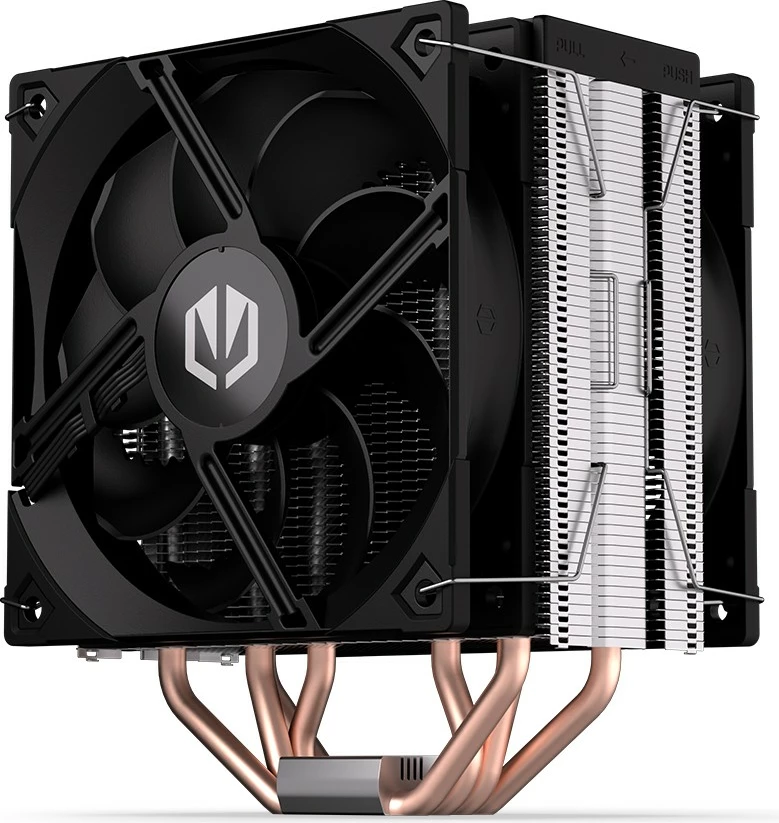 Hladilnik procesorja, Endorfy Fera 5 Dual Fan, EY3A006, 2 ventilatorja, 12 cm, za socket Intel/AMD, črn
