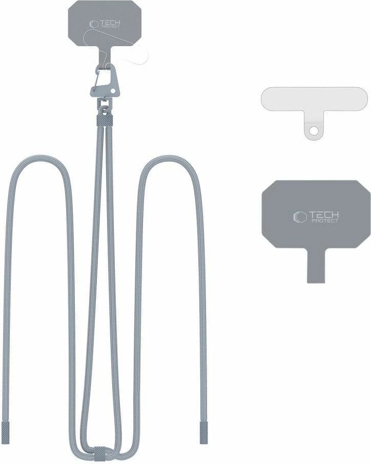 Prečni trak za pametni telefon, nastavljiv, siv Tech-Protect C5S