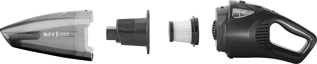 Rokčni sesalnik CONCEPT VP4380, brez vrečke, črn