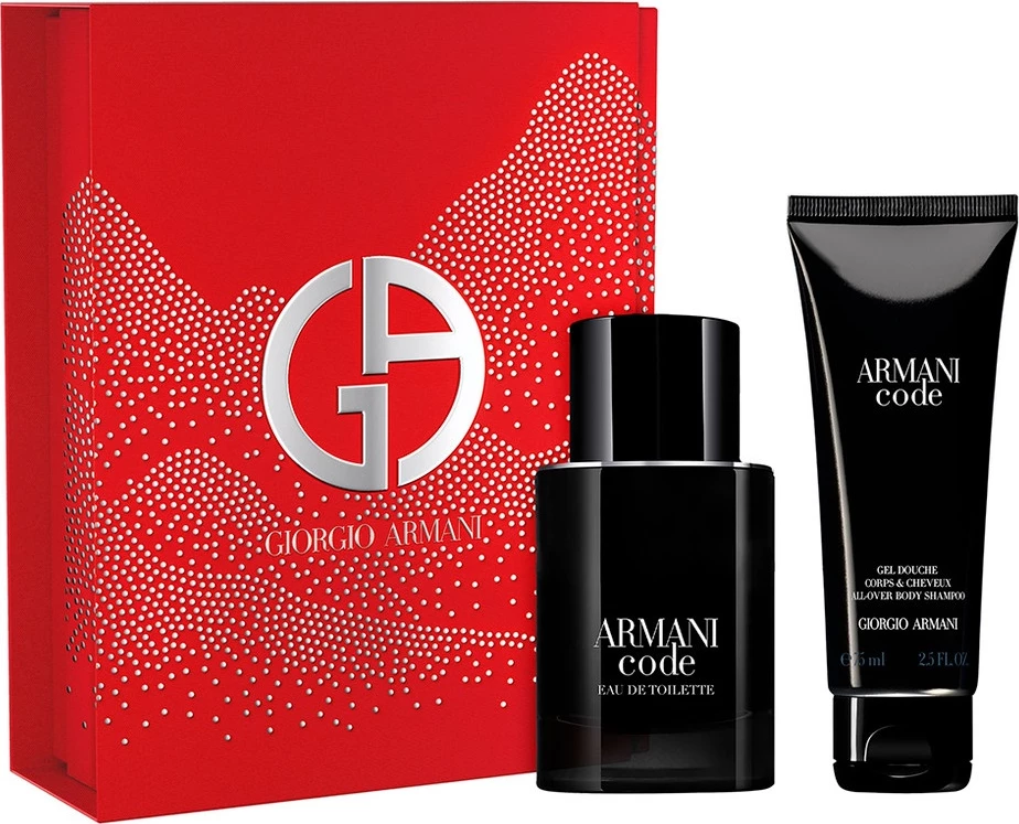 Set Eau de Toilette za moške Giorgio Armani Code Pour Homme, 50 ml + gel za prhanje 75 ml