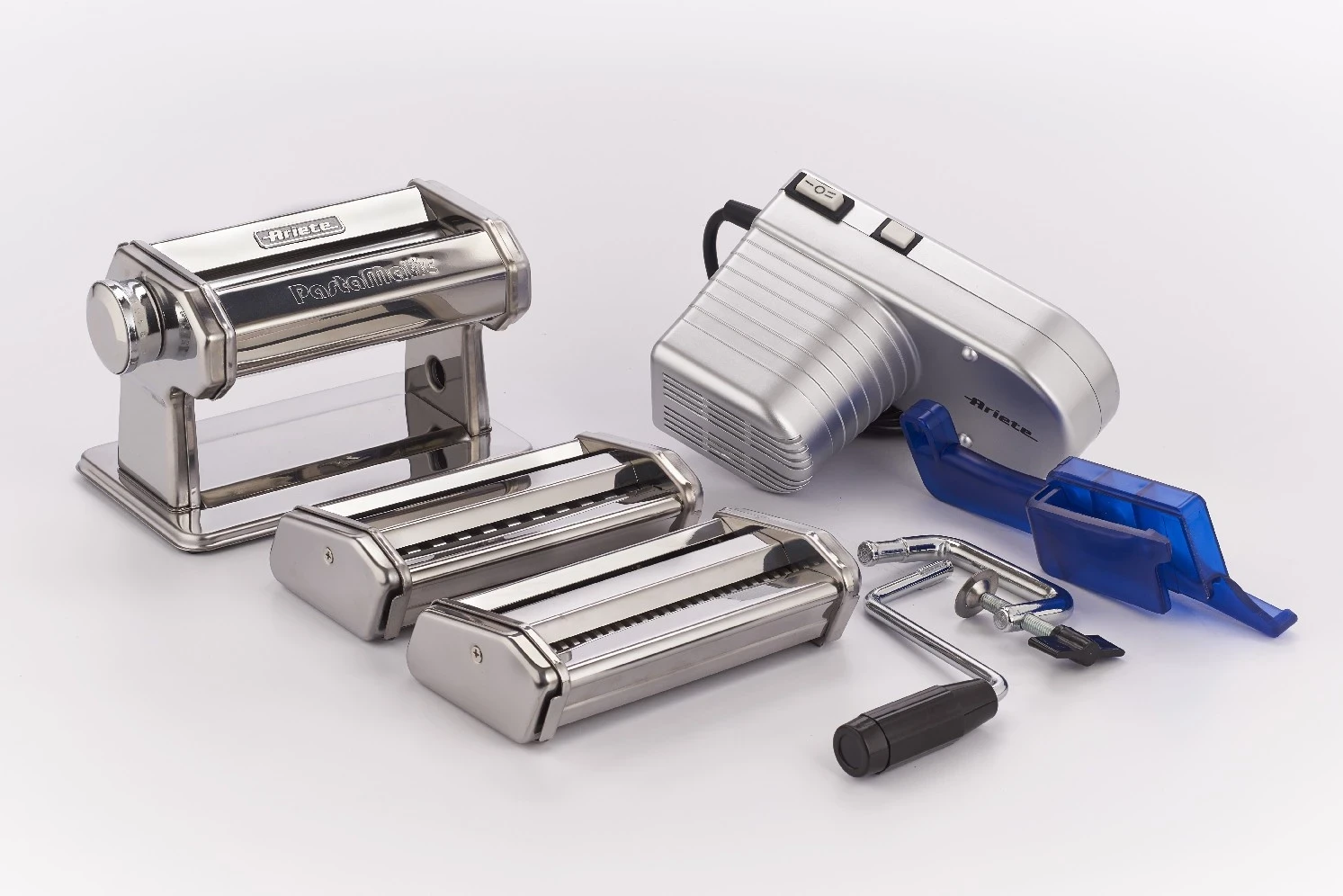 Stroj za izdelavo testenin Ariete Pastamatic 1593, srebrne barve