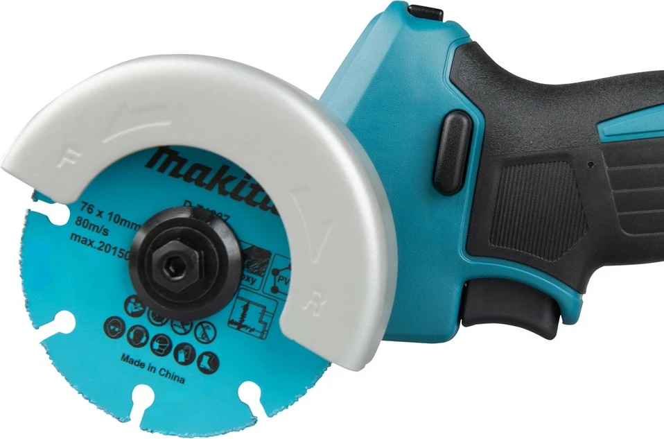 Prenosna brezžična kotna brusilka, Makita DMC300Z, 18V, 5Ah, Li-Ion, črno/modra