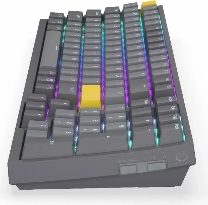 Mehanska tipkovnica Celeris 1800 Endorfy, RGB, brezžična, 96%, siva