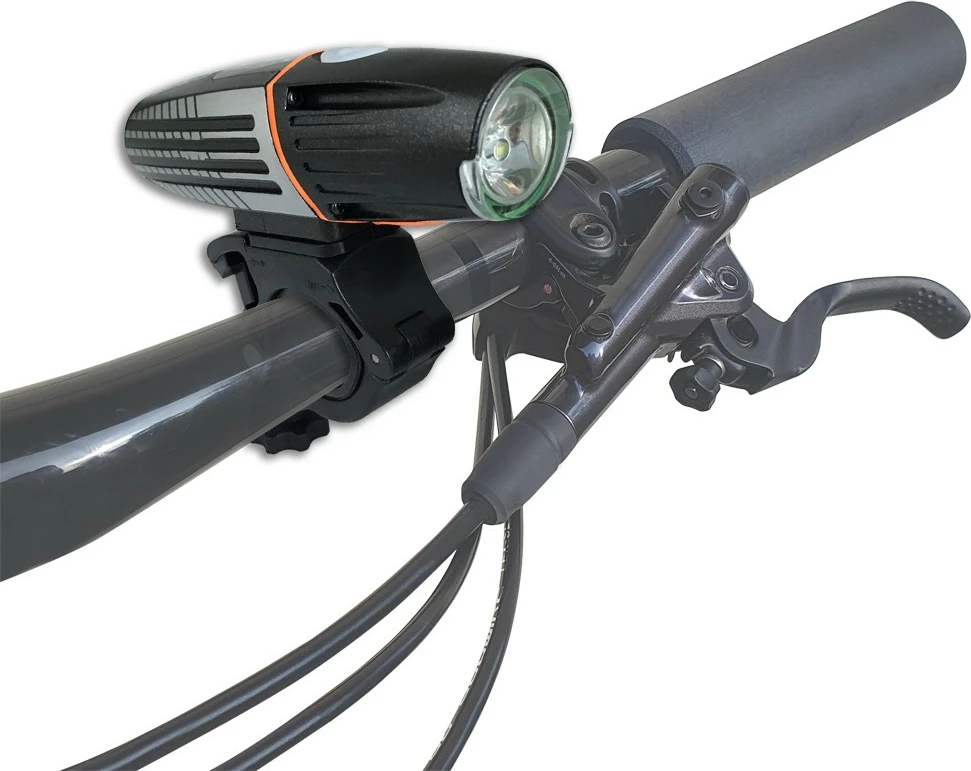 Kolesarska luč Andromeda Pro 2000 LX, Esperanza, LED, 2200 mAh, črna