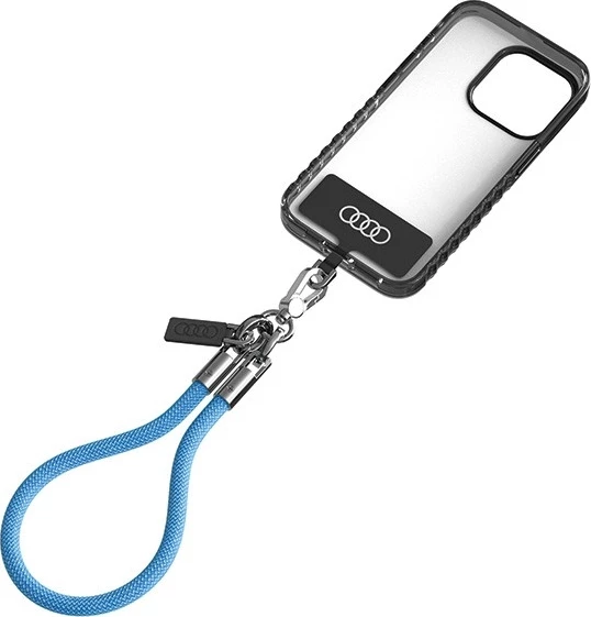 Univerzalna vrvica za telefon Audi, 28 cm x 8 mm, modra