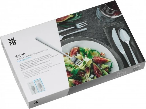 Službeni pribor iz nerjavečega jekla Cromargan protect, 30-delni set WMF Merit