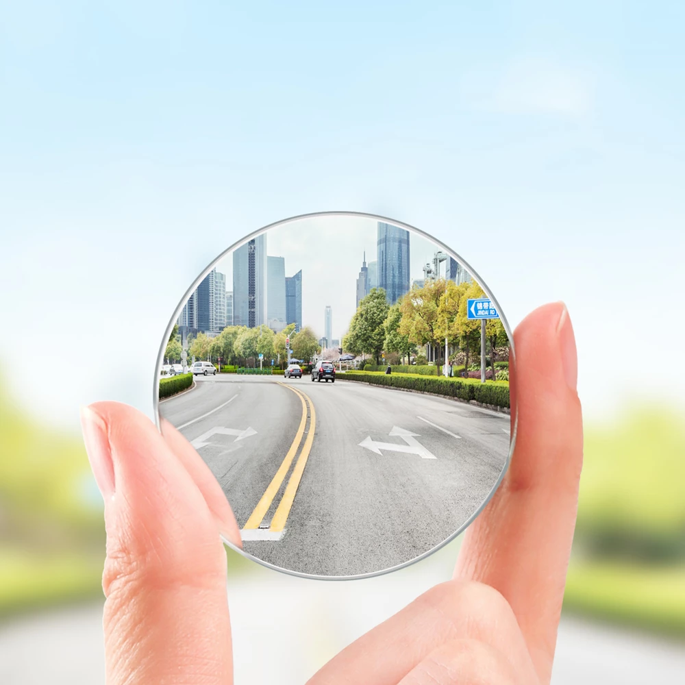 Komplet dodatnih konveksnih stranskih ogledal za mrtvi kot Baseus Full-view Blind-spot, ACMDJ-01, črn, 2 kosa