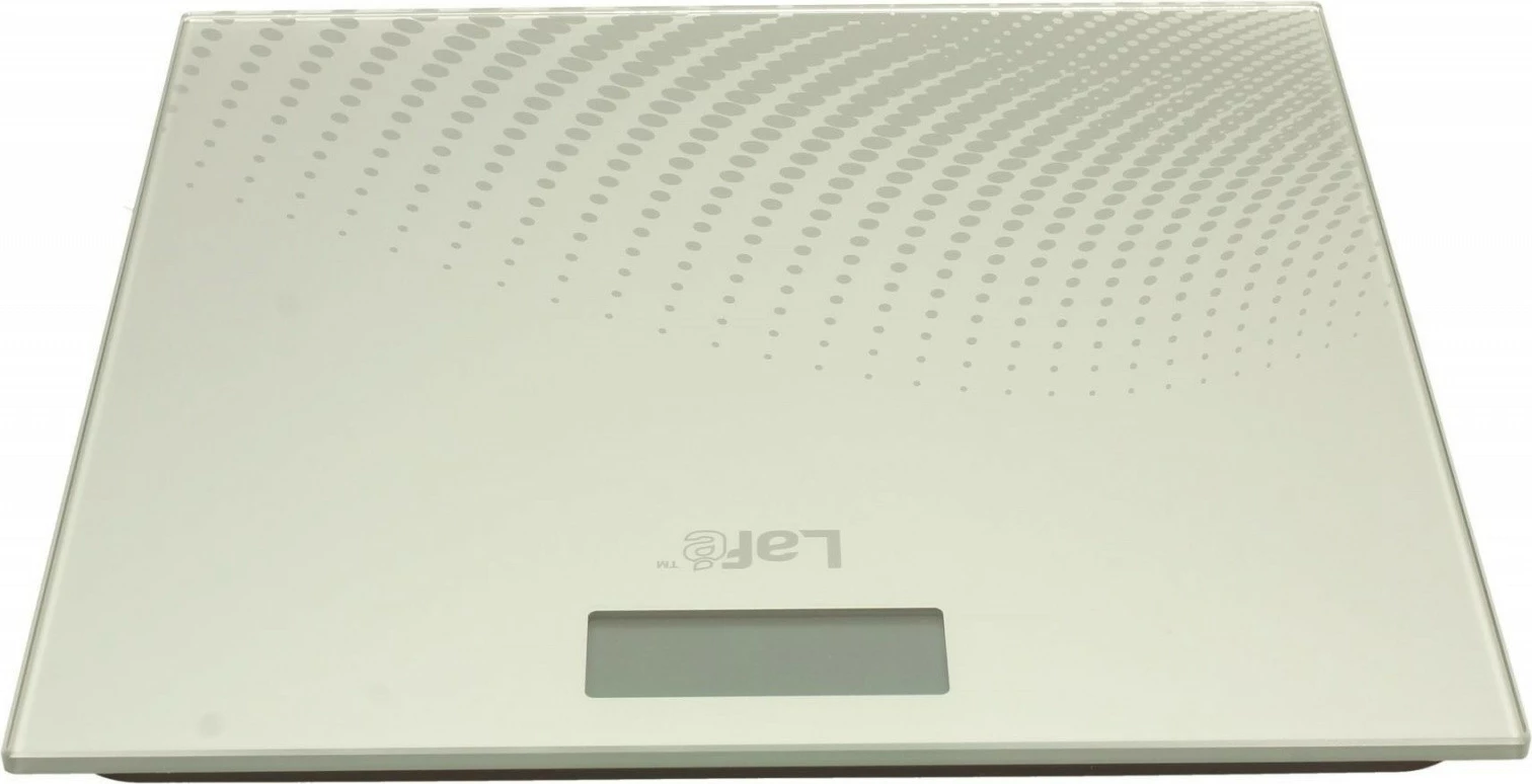 Elektronska kopalniška tehtnica Lafe WLS001.1, dekorativno steklo, bela