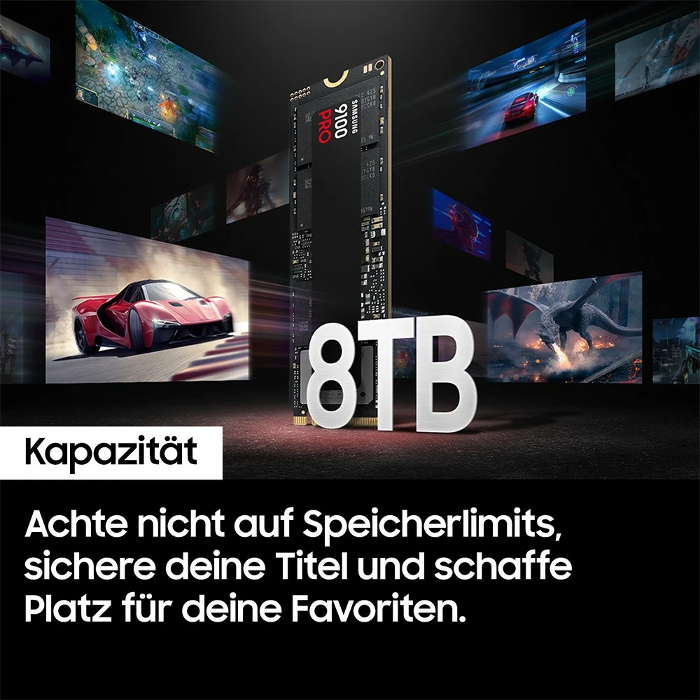 SSD Samsung 9100 PRO, 4 TB, PCIe 5.0, M.2