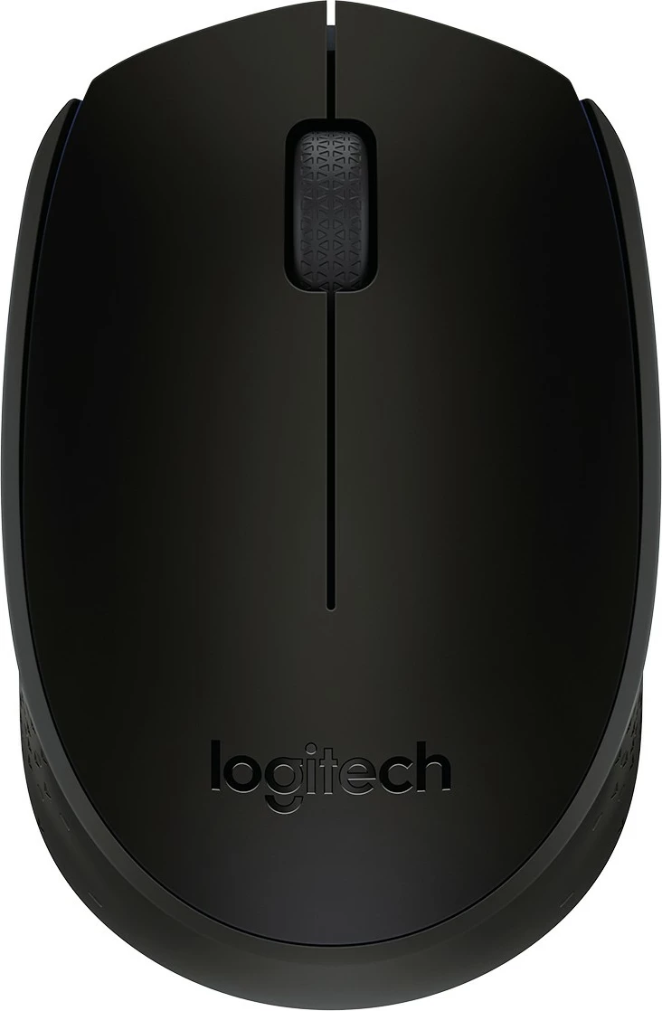 Optični brezžični miška Logitech M170, ambidekstralna, RF, črna