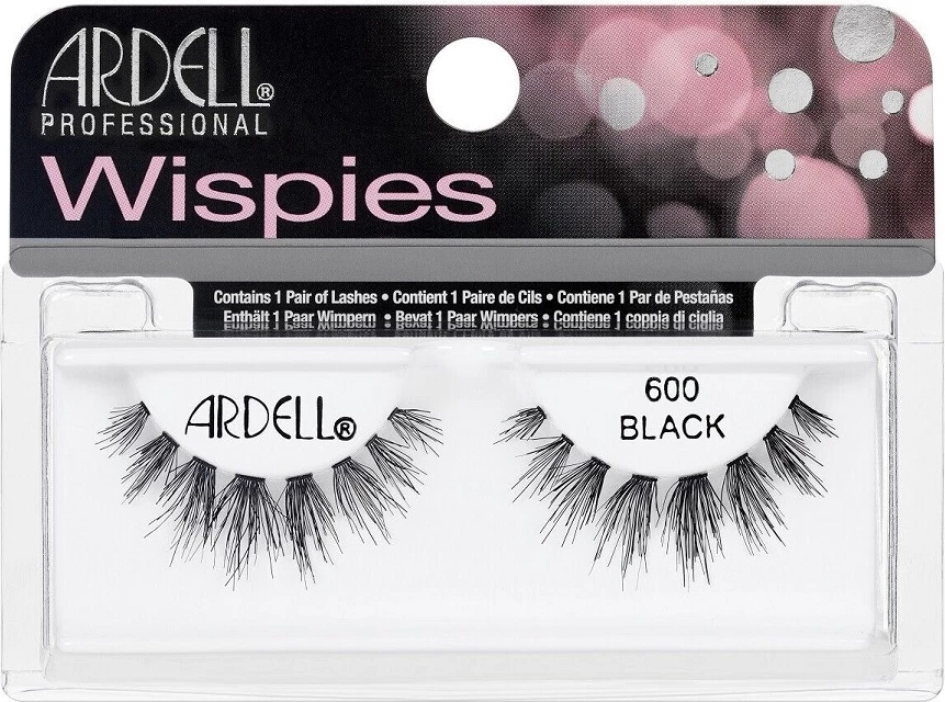 Umetne trepalnice Ardell Wispies 600, črne, za ženske, 1 kos
