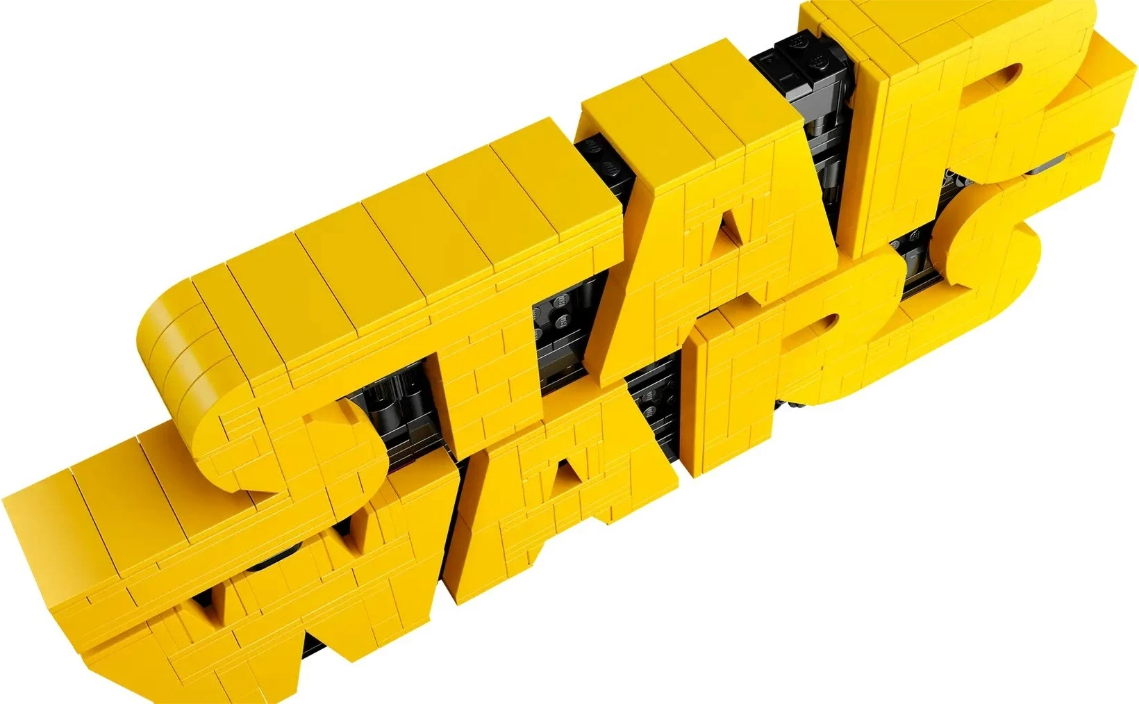 Model logotipa Star Wars, LEGO set 75407, 700 kosov, za odrasle, rumeno/črn