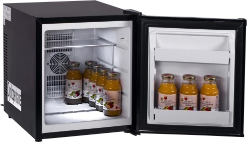 Mini hladilnik Adler AD 8089, 28 L, steklena polica, LED luč, 100-240V, črn