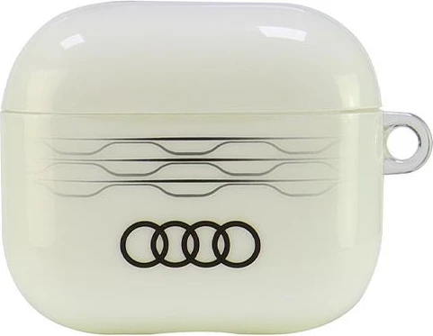 Ovitek za AirPods 3 Audi IML Geometric Pattern, bel
