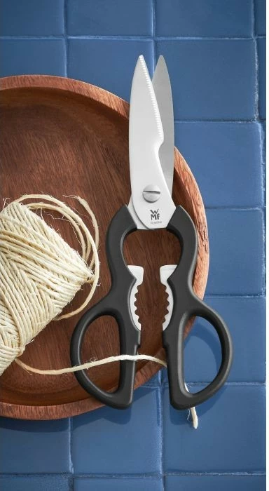 Kuhinjske škarje Universal WMF 3201000320, inox, črne