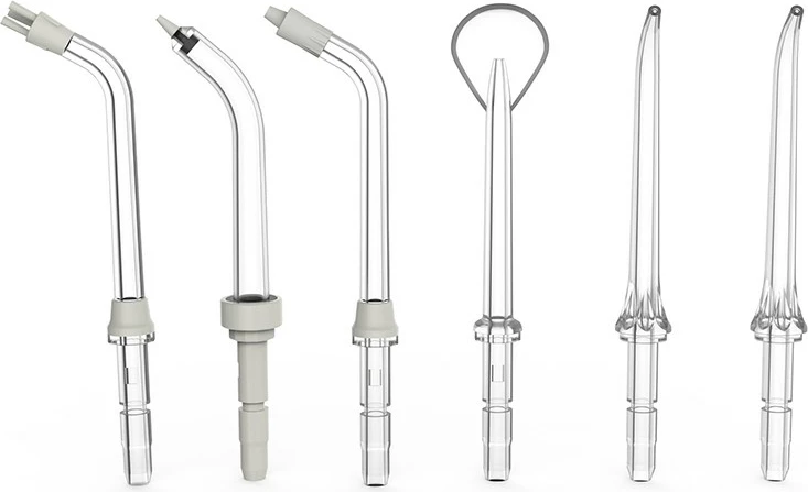 Oralni irigator Lafe CleanPRO White, 300 ml, 6 nastavkov, bel