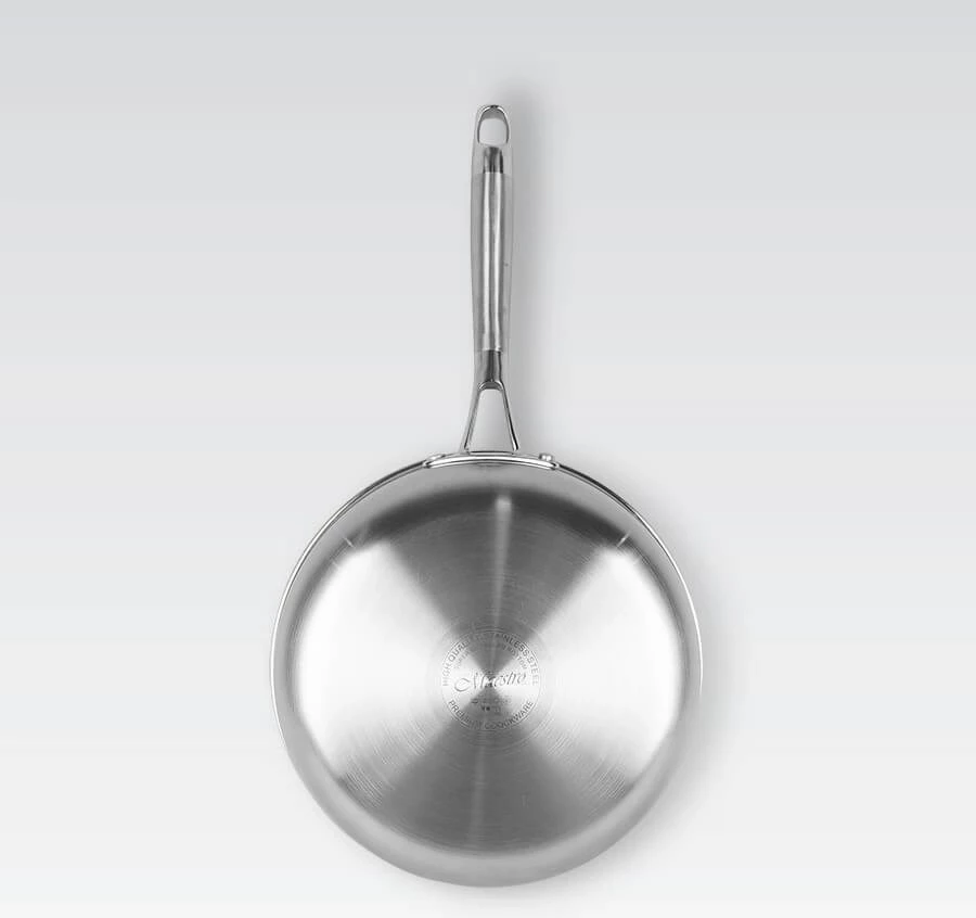 Profesionalna ponev Maestro MR-1224-28, 28 cm, srebrna