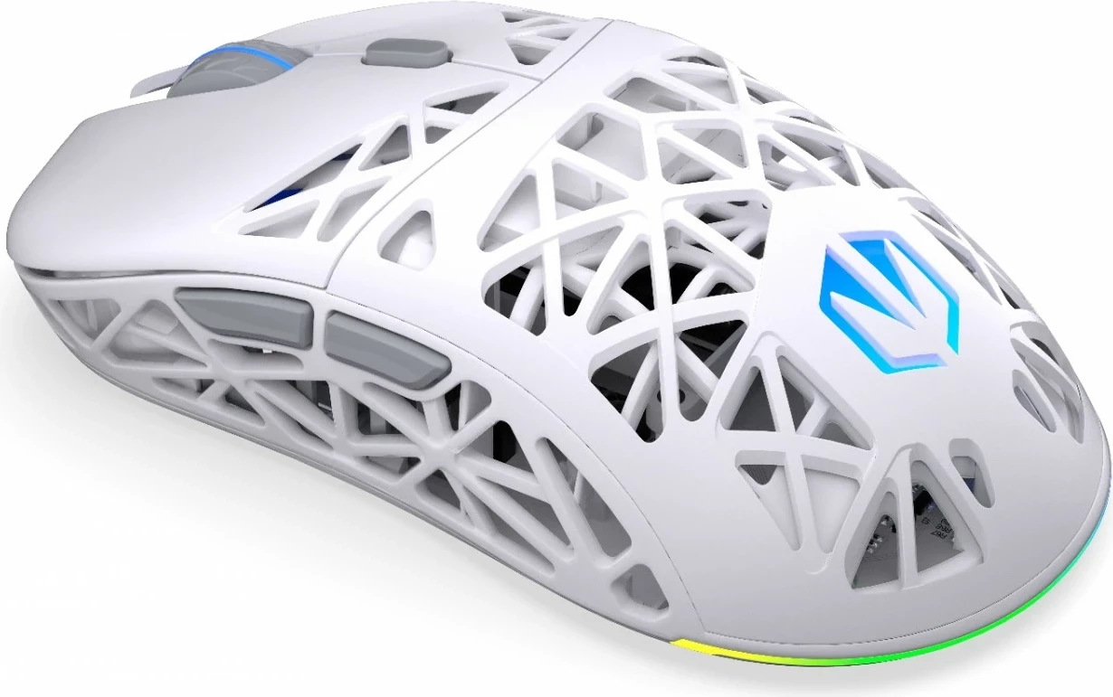 Brezžični miš Endorfy LIV Onyx, RGB, bel