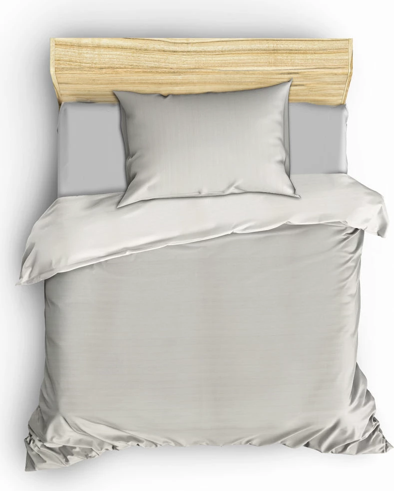 Komplet prevlek za odejo za eno osebo, kremna, L'essentiel Lilyum