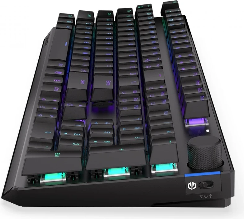 Gaming tipkovnica Endorfy Thock, Wi‑Fi, črna