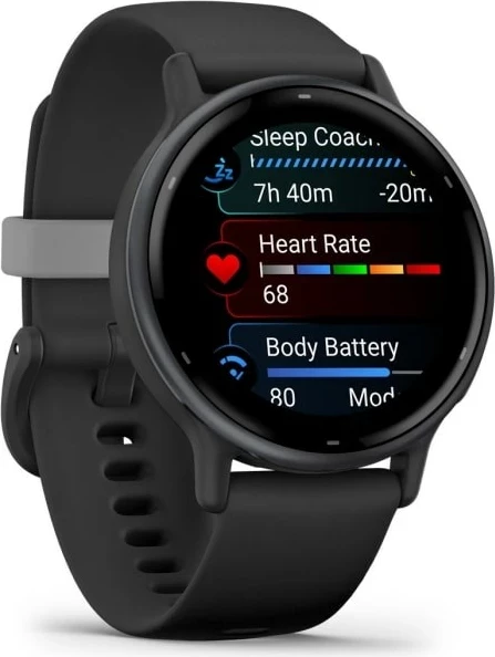 Pametna ura Garmin Vivoactive 5, 1.2" AMOLED, GPS, črna